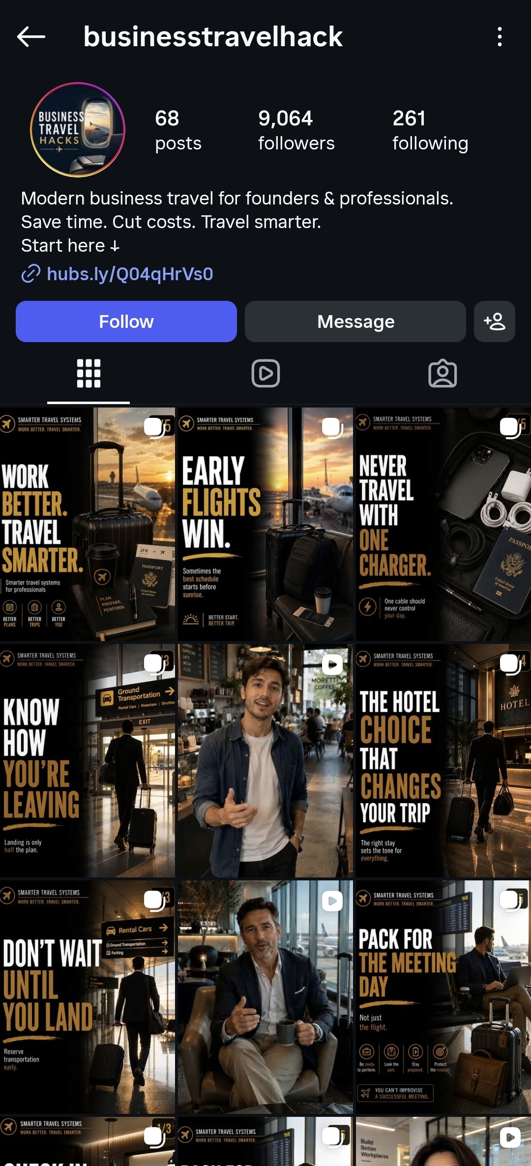 Business Travel Hacks case study preview